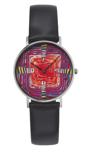Hundertwasser: Künstler-Armbanduhr