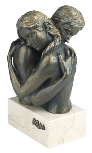 Angeles Anglada: Skulptur “Idyll”, Kunstguss