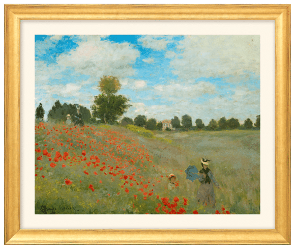Claude Monet: Bild „Les coquelicots à Argenteuil“