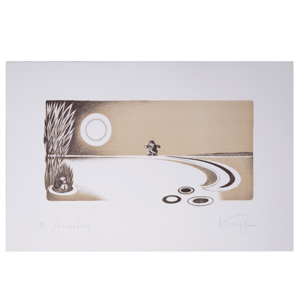 Gottfried Kumpf “Sonnentanz” Lithographie