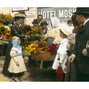 Fotoedition “Blumenverkäuferinnen” 50 x 60 cm