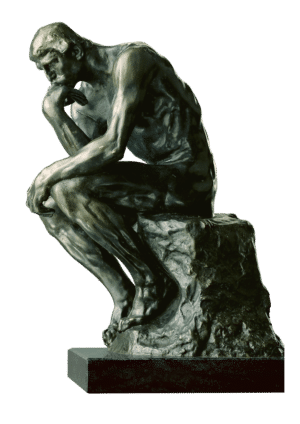 Auguste Rodin: Skulptur “Der Denker”