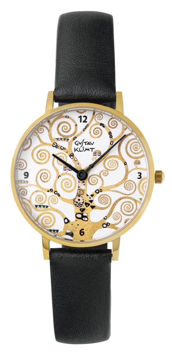Künstler-Armbanduhr “Lebensbaum” – nach Gustav Klimt
