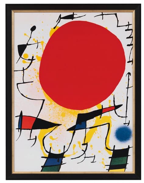 Joan Miró: Bild “Le Soleil Rouge (Rote Sonne)”