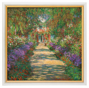 Claude Monet: Bild “Garten in Giverny” (1902), gerahmt